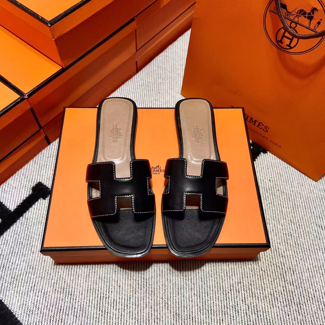 에르메스 올수공 오란 슬리퍼 샌들 스위프트 43